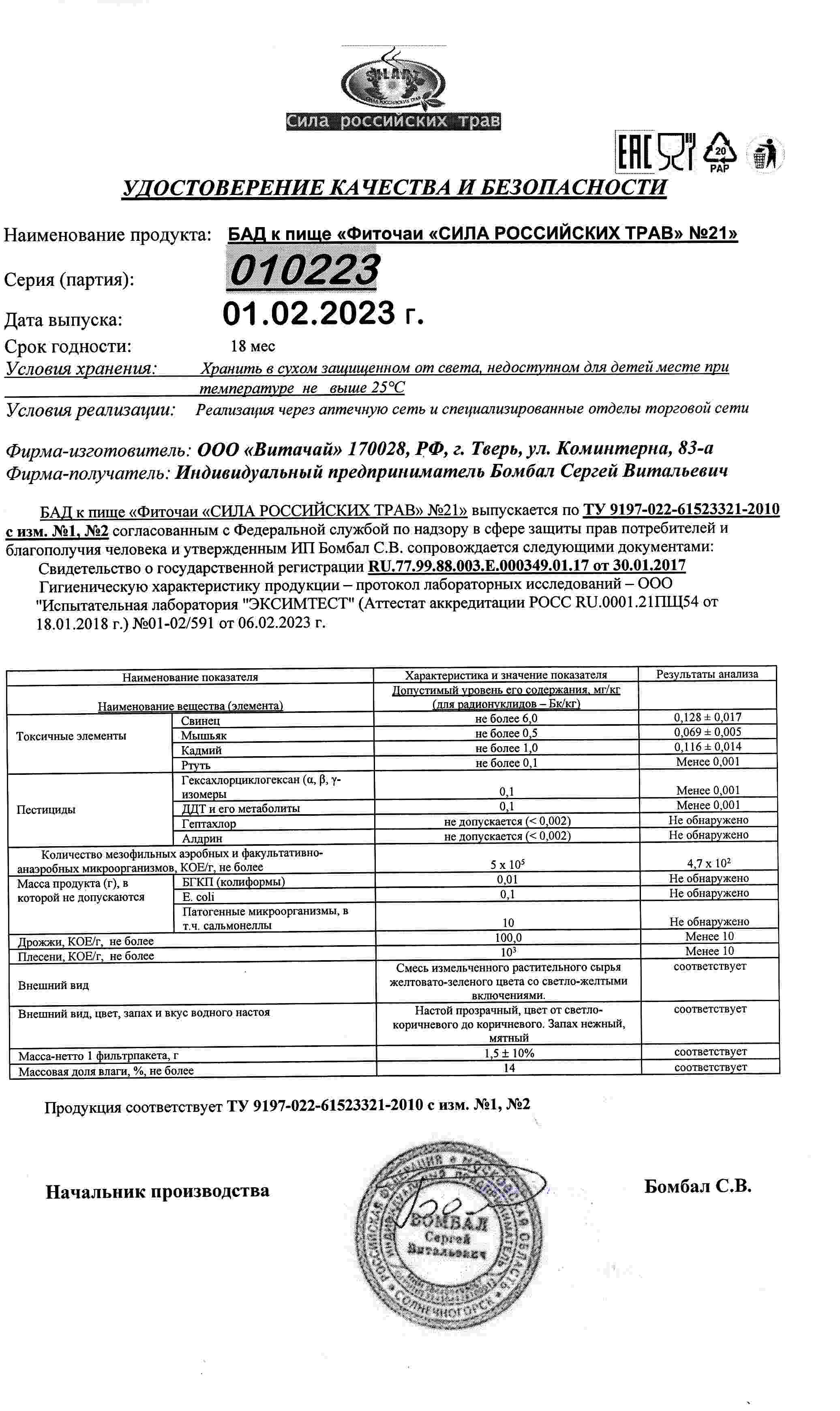 Паспорт №022023
